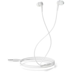 2BOOM Mixx Go Stereo In-Ear Headphones, Bi-Directional Noise Reduction, 100 cm, White